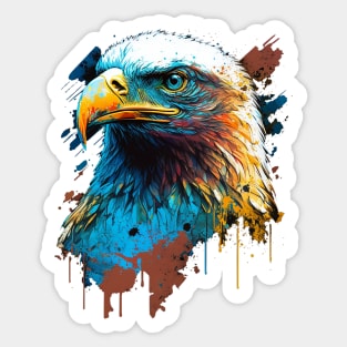 Bald Eagle Pop Culture Sticker